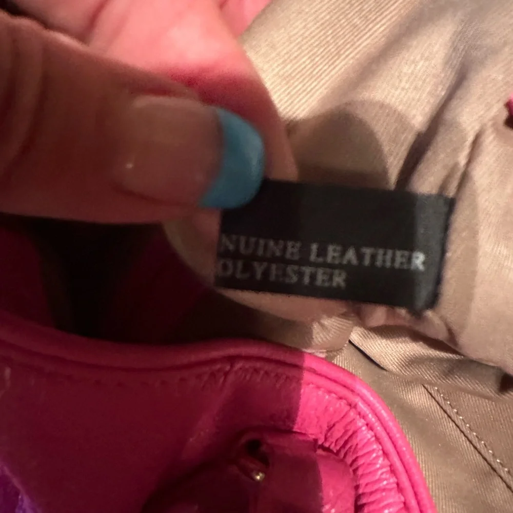 Isaac Mizrahi Hot Pink Leather Tote